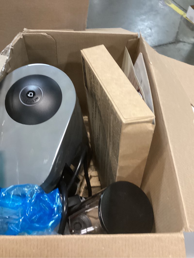 Condition photo showing As Is for Nespresso Vertuo Plus Coffee and Espresso Maker by De'Longhi, Grey Machine Only Gray