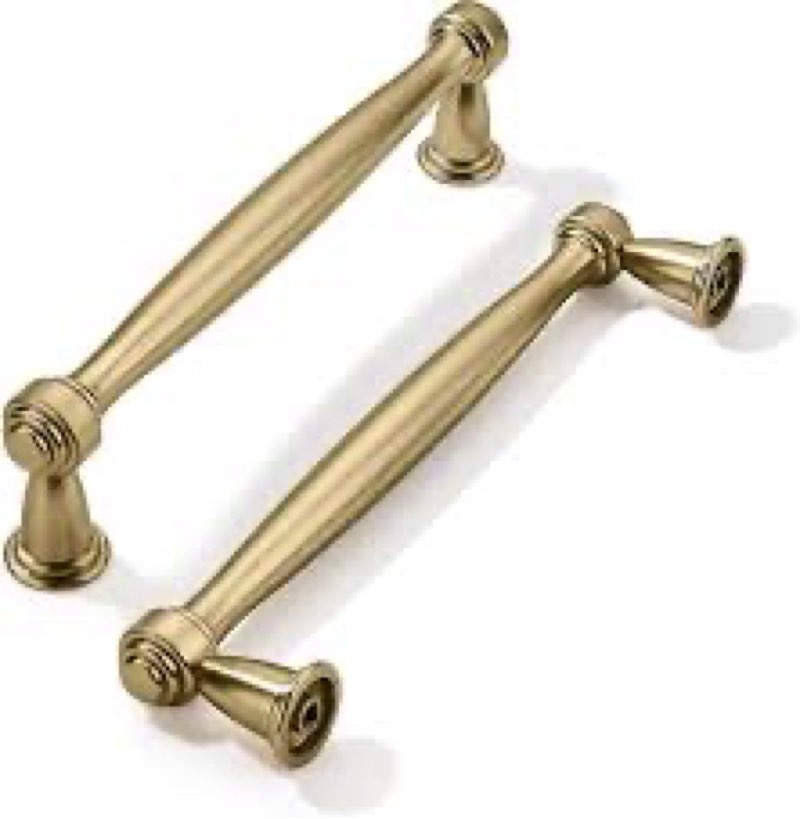 khtumeware 20 Pack 5"(128mm) Champagne Bronze Drawer Pulls Cabinet Bin Cup Pulls Kitchen Hardware Sa