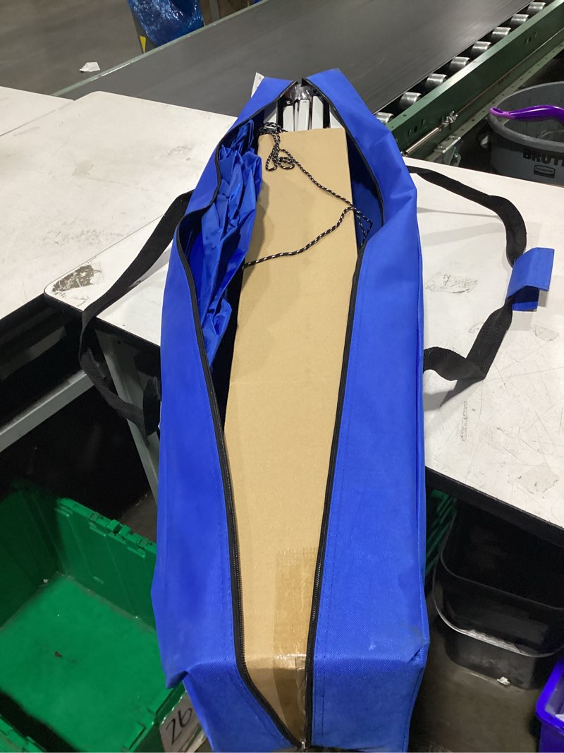 Condition photo showing Good Condition for ozark trail 10' x 10' instant slant leg pop-up canopy tent, blue