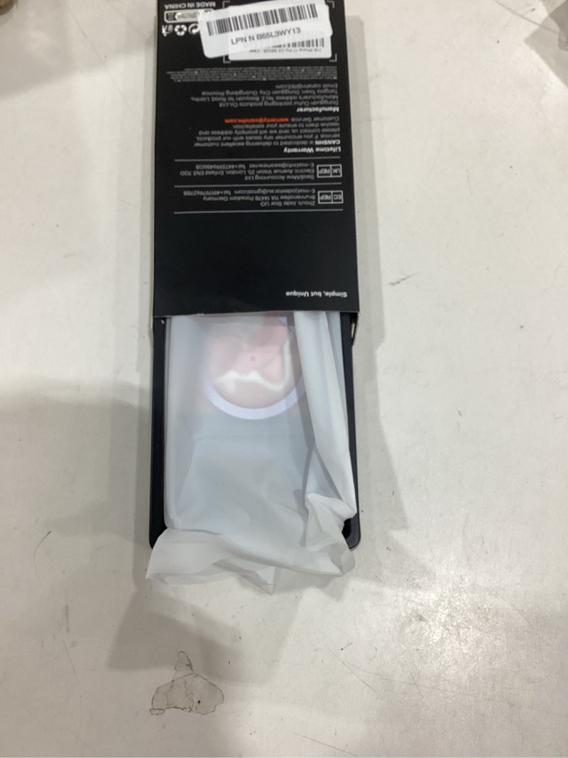 Condition photo showing As Is for CANSHN Magnetic Compatible with iPhone 17 Pro Case Clear, Upgraded [Full Camera Protection] [Compatible with Magsafe] Non-Yellowing Protective Shockproof Bumper Phone Cover 6.3 Inch - Clear iPhone 17 Pro (6.3 Inch,3 Lens) Clear