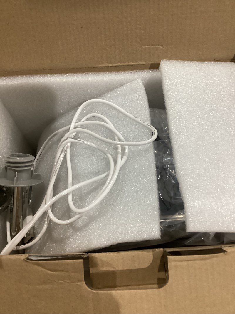 Condition photo showing As Is for Dog Water Fountain for Large Dogs 7L/236oz Stainless Steel Dog Water Bowl Dispenser Automatic Pet Water Fountain, Multi-Filtration Pet Fountain with Ultra-Quiet Pump (Navy)