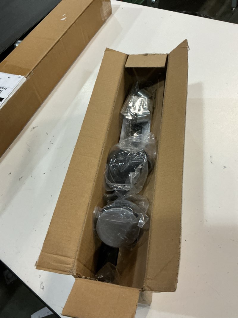 Condition photo showing New/Like New for Black Shower Curtain Rods, 43-72 Inches, Rust Resistance, Adjustable Tension Rod with Durable Spring, No Drilling, Use for Bathroom, Bedroom, Kitchen, Balcony, Home