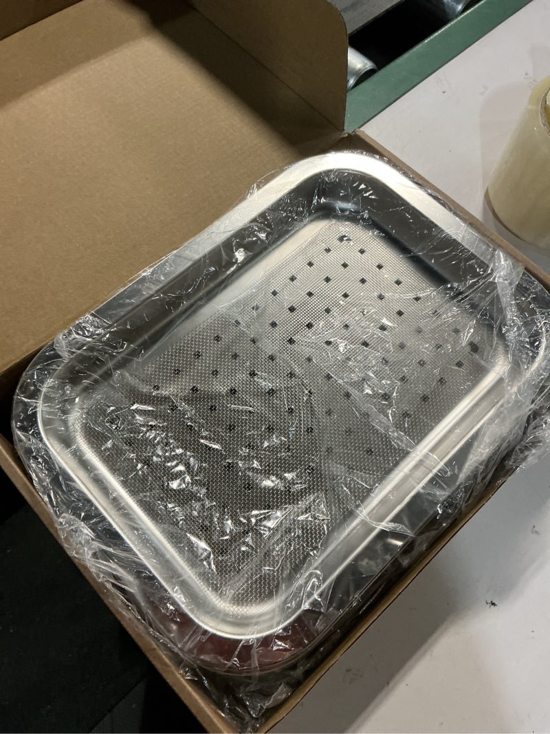 Condition photo showing Good Condition for 1 pack seed sprouting kit with lid, 10.4 inch stainless steel soilless culture germination tray, mic