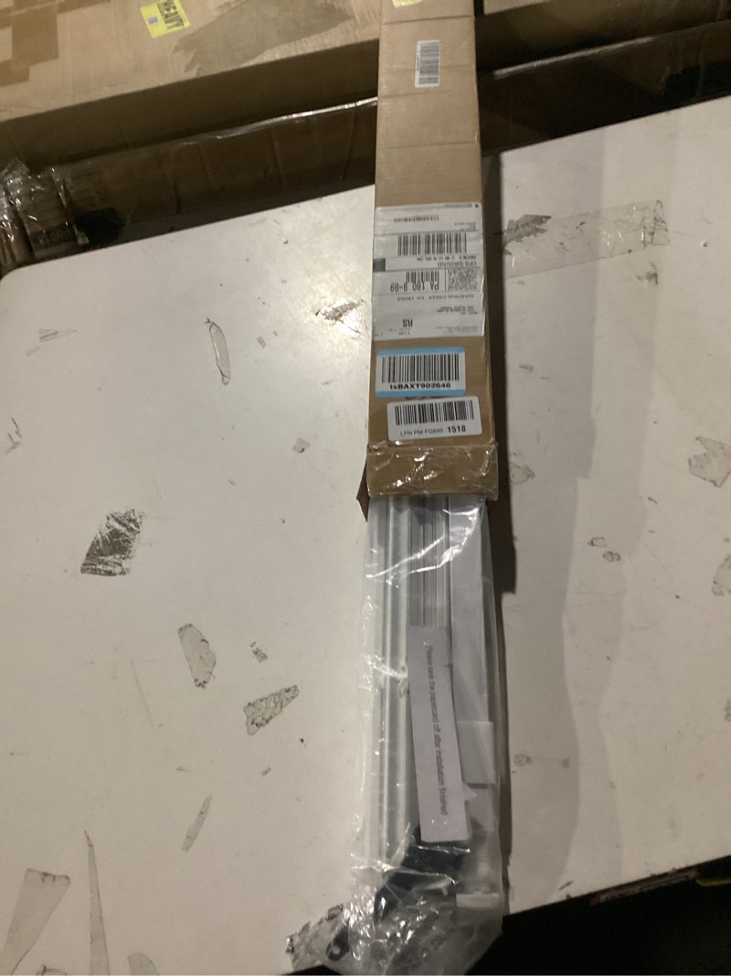 Condition photo showing New/Like New for lazblinds no tools no drill 1" vinyl mini blinds, cordless blinds for windows, light filtering horizontal window blinds & shades, 36" w x 48" h, white cordless-white 36" w x 48" h