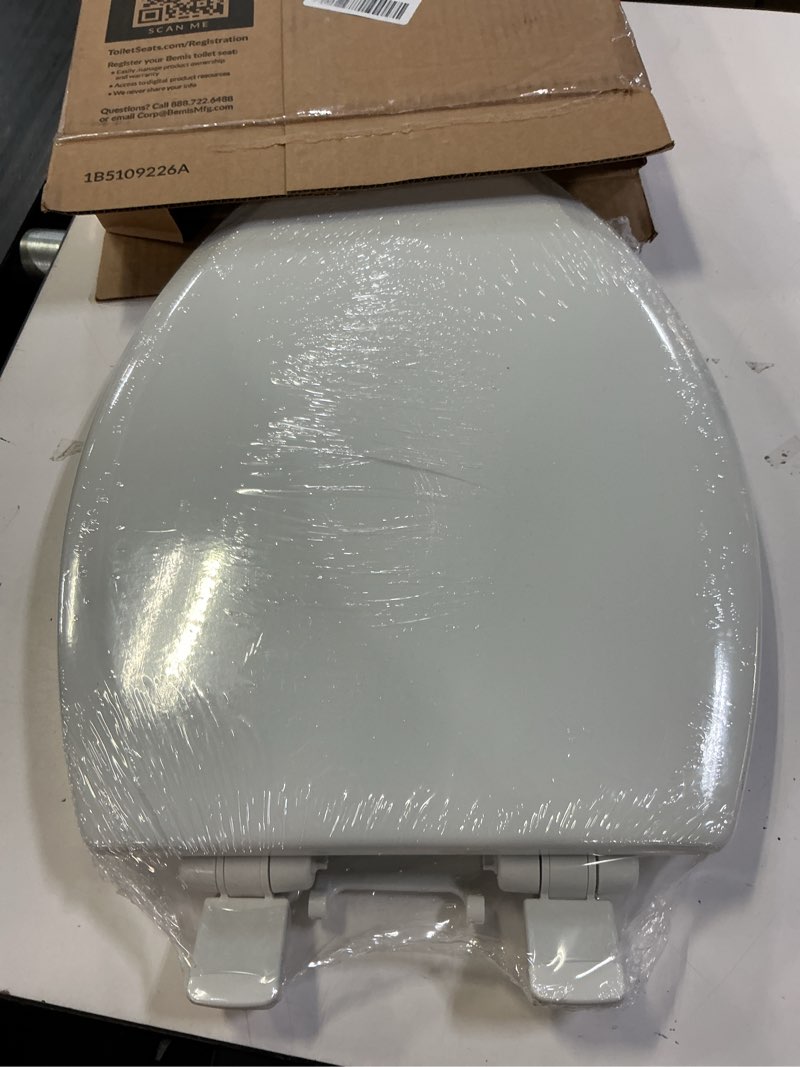 Condition photo showing New/Like New for mayfair nextstep2 toilet seat with toddler potty training seat built-in, slow close, easy clean, magnetic removable kids seat, made in usa, elongated, white