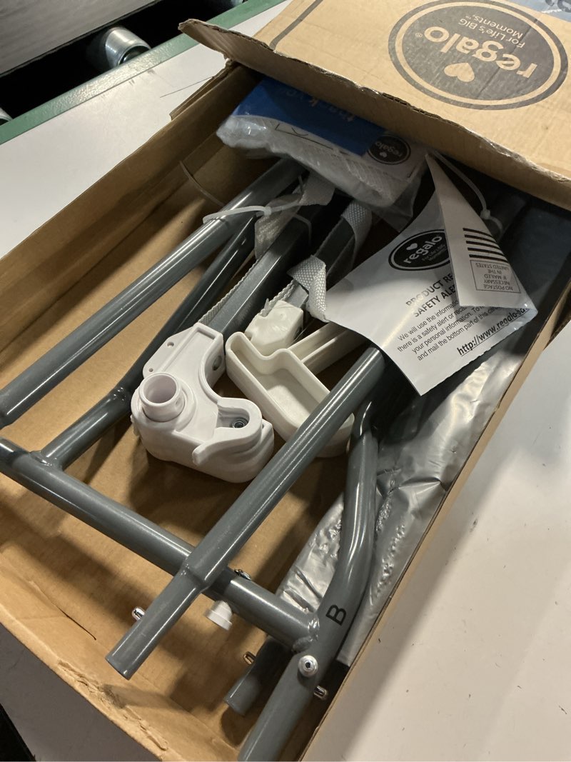 Condition photo showing Good Condition for Regalo Safety Swing Down Bed Rail Guard for Toddlers, Bed Safety Rail with Patented Gap Guard, Fits Twin, Full & Queen Mattress, White, Tested & Safe for 30 Years, American Designed, Family Owned 43 Inch