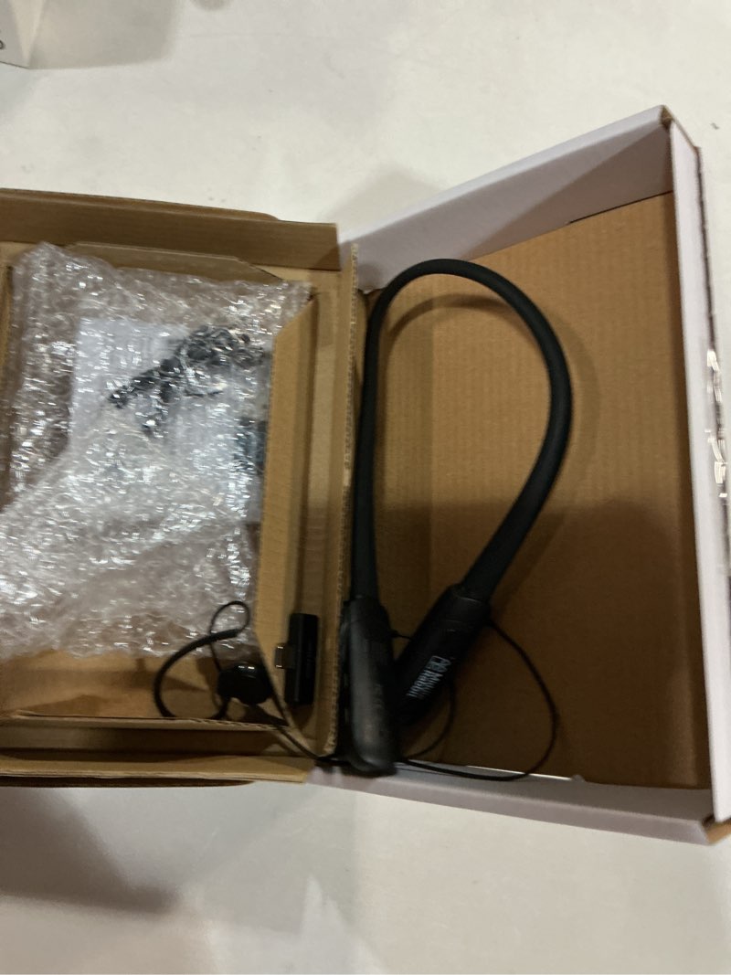 Condition photo showing Good Condition for middle rabbit rampage 2 gaming earbuds with 2.4g usb dongle, 20ms low latency, wireless bluetooth neckband headphones for work & play, mic, 32h playtime, around-the-neck, for ps5/pc/laptop black