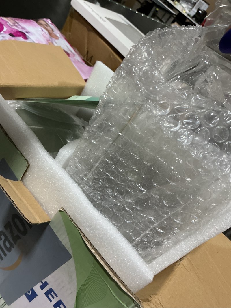 Condition photo showing Good Condition for netany 2 pack 2.22 liters/75 oz square glass pitcher with lid and handle for fridge, iced tea and coffee carafe beverage serveware, heat resistant borosilicate water jug for hot/cold drinks and milk 75 oz clear 2