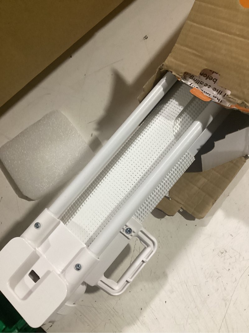 Condition photo showing Good Condition for reinforced 90 inch wide retractable baby gates for doorways extra wide outdoor retractable gate for dogs reinforced bottom to prevent crawling through mesh baby gate long dog gates indoor extra long white 33" tall x 90" wide? with reinforced strip?
