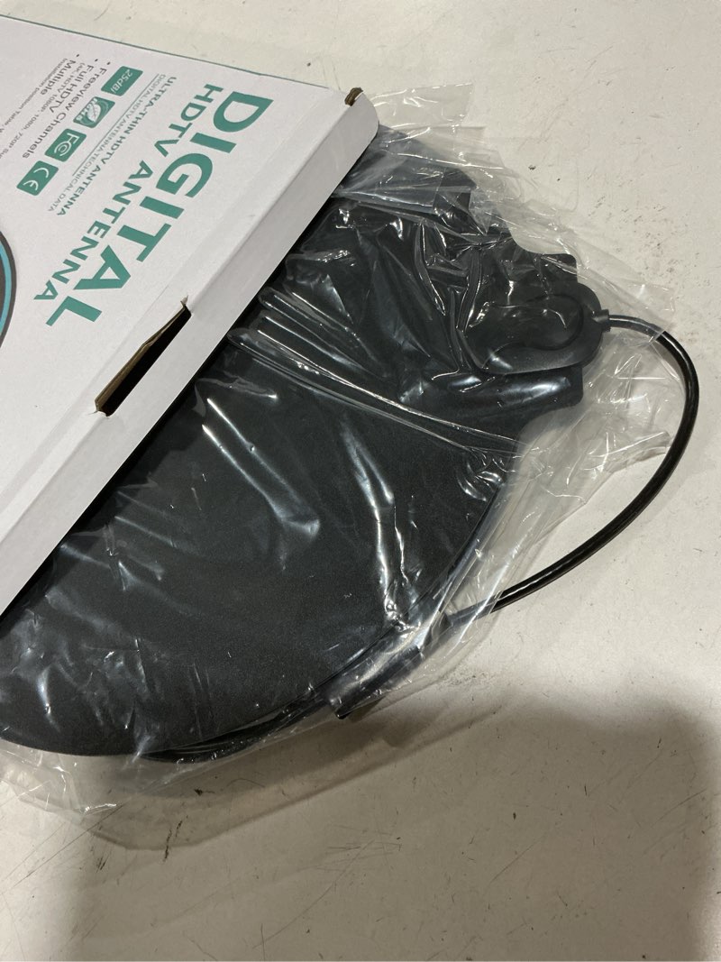 Condition photo showing Good Condition for tv antenna indoor long range reception, works with all smart tvs with signal amplifier supports 4k & 1080p hd 16ft coax cable slim flat easy installation
