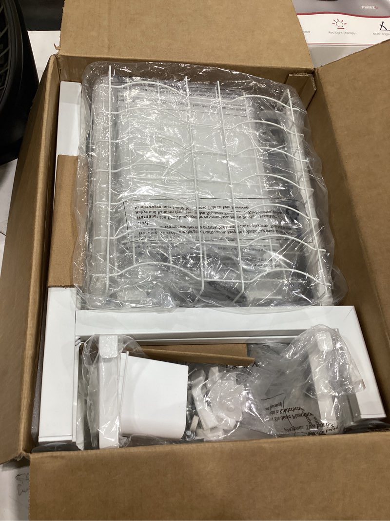 Condition photo showing Good Condition for sakugi dish drying rack - over the sink dish drainer drying rack with utensil & knife holder, hooks, stainless steel kitchen organizers and storage solution, 11.8" d x 31.5"~39.0''w x 30" h, white white xx-large (3 tier)