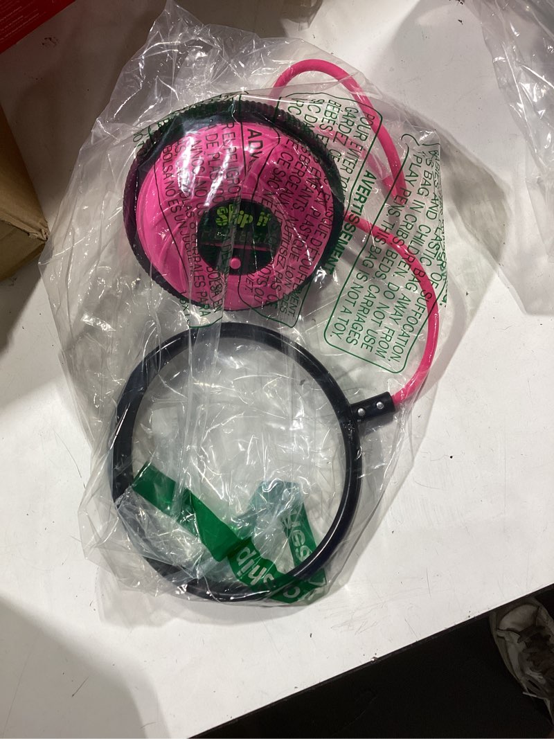 Condition photo showing Good Condition for just play skip it retro outdoor toy, light up ball and digital counter, pink, soft foam padded ankle ring, 31-inch long, screen free play, toys for kids ages 5 up