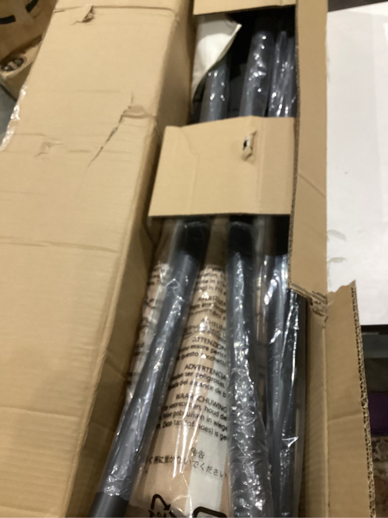 Condition photo showing Good Condition for amazon basics double hammock with 9-foot space saving steel stand and carrying case, 450 lb capacity, beige stripe with lace, 110 x 47 x 43 inches