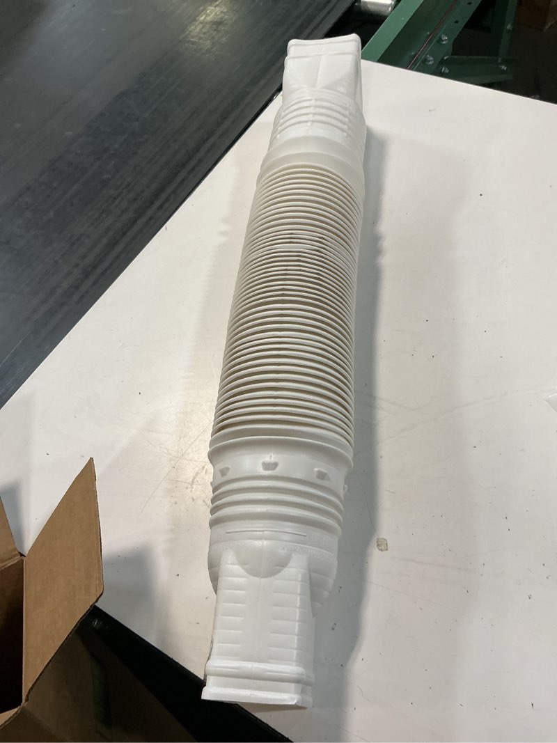 Condition photo showing New/Like New for amerimax flex-a-spout downspout extension  white roof gutter accessories