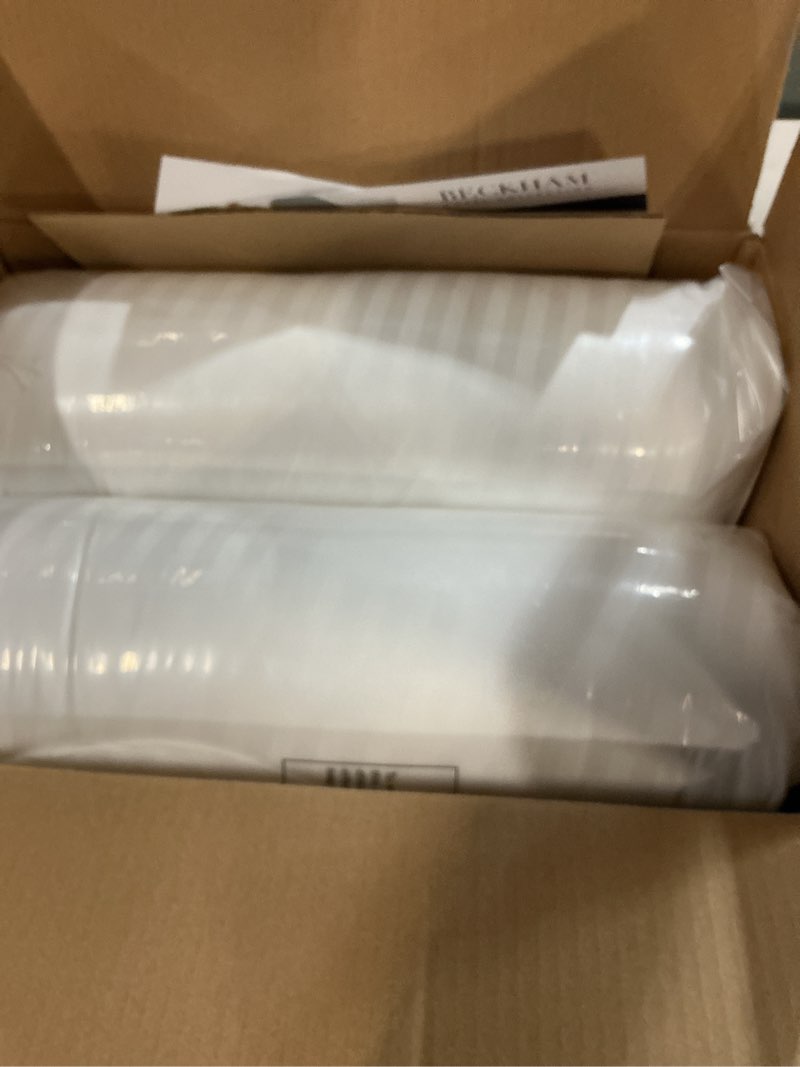 Condition photo showing New/Like New for Beckham Hotel Collection Bed Pillows Standard/Queen Size Set of 2 - Original Soft Down Alternative Pillow for Sleeping - Soft Support for Back, Stomach or Side Sleepers Queen / Standard White