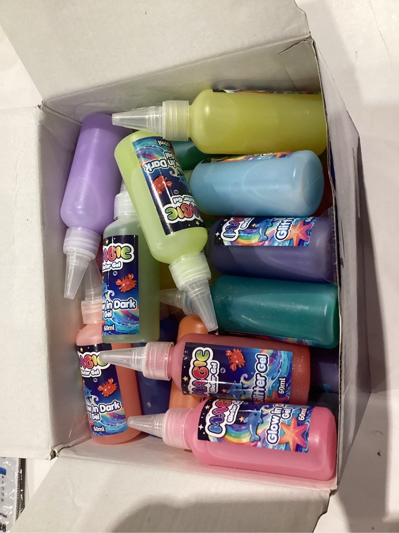 Condition photo showing As Is for Anlass Magic Water Elf Toy Kit for Kids, Aqua Fairy Water Gel Kit with 20 Gels - 16 Shape Molds, DIY Water Toys/Pets/Squishy Maker Set, Fun Crafts Aqua Puffs Kit, Birthday Gift for Boys & Girls 3+