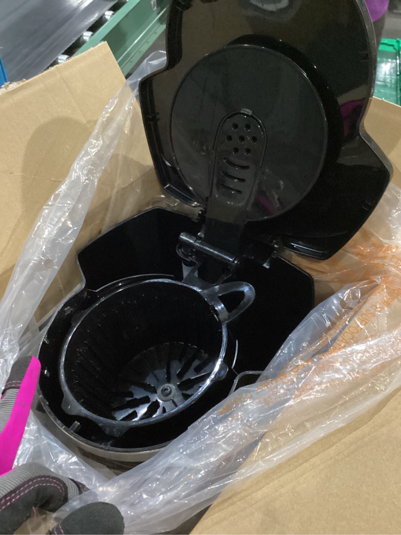 Condition photo showing Good Condition for BLACK+DECKER 12-Cup Digital Coffee Maker, Programmable, Washable Basket Filter, Sneak-A-Cup, Auto Brew, Water Window, Keep Hot Plate, Black Black coffeemaker