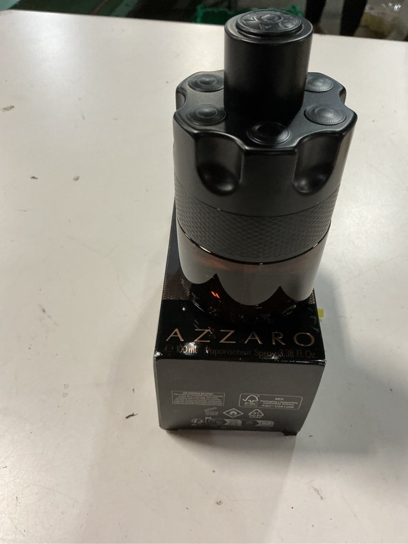 Condition photo showing Good Condition for azzaro the most wanted parfum - intense mens cologne - spicy & seductive fragrance for date night - lasting wear - irresistible luxury perfumes for men