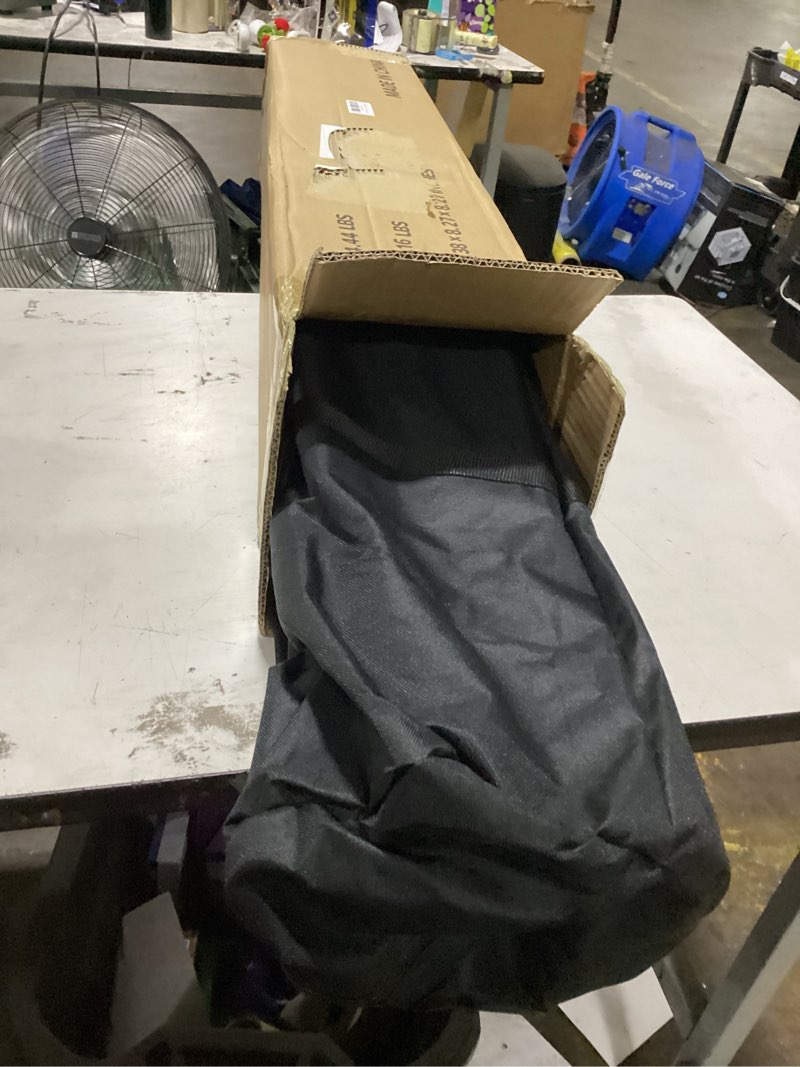 Condition photo showing New/Like New for youtanic oversized camping chair, portable folding camping chairs with side pocket, cup holder and carry bag, heavy duty outdoor camping chairs for adults, fishing, sports, trip, up to 400lbs, style 4 gray-black single