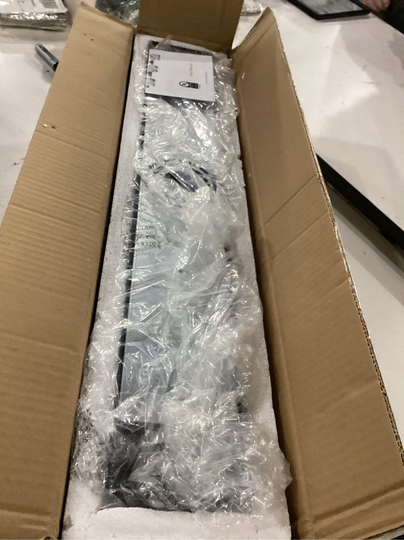Condition photo showing New/Like New for volisun crystal vanity lights for bathrooms, 4 light bathroom vanity light, modern matte black bathroom light over mirror, black bathrooms lights fixtures-ul certificated(exclude bulb) black-round 4 light
