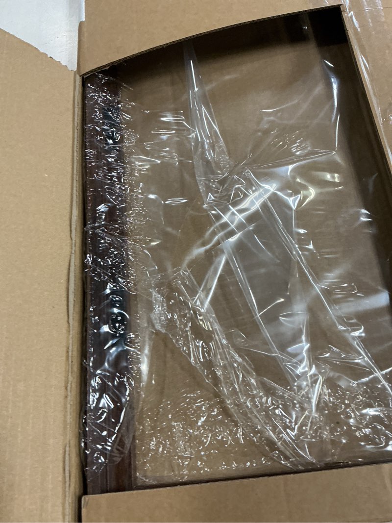 Condition photo showing New/Like New for abtgt 18x24 brown canvas floating frame with 0.9" deep, 12 velcro strips, 4 sawtooth hooks, vertical/horizontal wall art for canvas paintings, prints, oil paintings, diamond decor, 1 pack brown 18x24