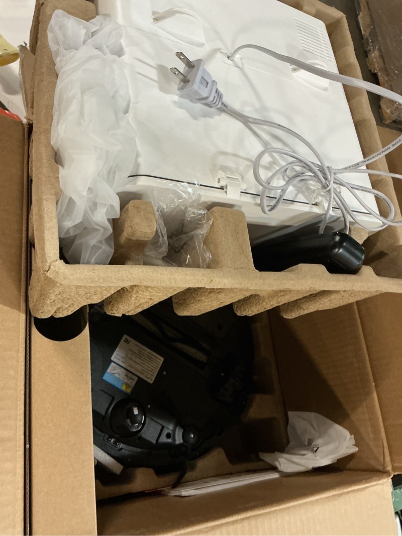 Condition photo showing As Is for ILIFE A30 Pro Robot Vacuum and Mop, Self Emptying Station for 60 Days, 5000Pa Suction, LiDAR Navigation, No-Go Zones, 2.4G WiFi/App/Alexa/Remote Control, Clean Hard Floors to Medium-Pile Carpet, 110V