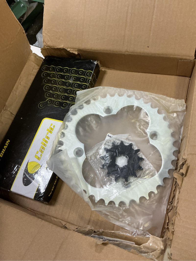 Condition photo showing Good Condition for Caltric Red O-Ring Drive Chain & Sprockets Kit Compatible with Honda Fourtrax TRX250X TRX250R 1987-1992 / TRX300X TRX300EX 1993-2009 40530-HC0-005 41201-HC0-000 23801-HB5-000
