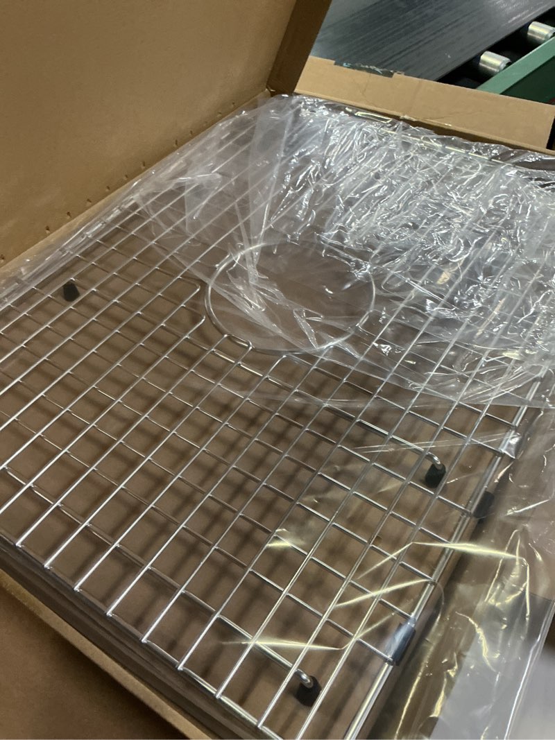 Condition photo showing New/Like New for Serene Valley Sink Bottom Grid 21" X 15-1/2", Centered Drain with Corner Radius 3/8", Sink Protector SVH2116C