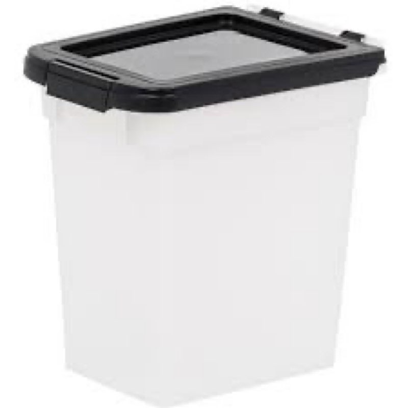 IRIS 10 Lbs Dog Food Storage Container with Airtight Seal and Buckle, Cat Food, Bird Seed or Any