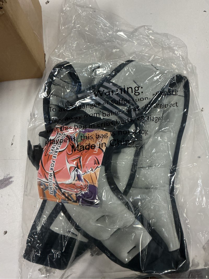 Condition photo showing Good Condition for Prodigen Weighted Vest for Women and Men 8 12 16 20 25 30 Lbs with Reflective Stripe and Double Adjustable Buckle Straps Weight Vests for Strength Training, Jogging, Cardio, Weight Loss Gray 12lbs