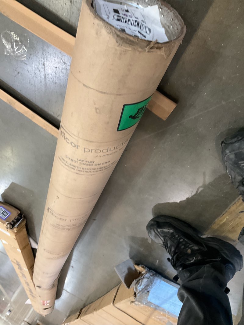 Condition photo showing As Is for dicor dfii95w-35 diflex ii tpo uv resistant rv roofing membrane material, polar white
