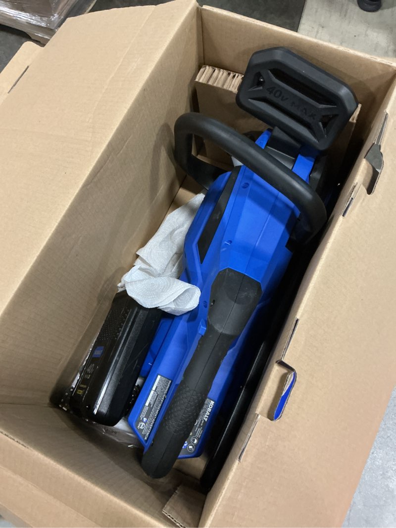 Condition photo showing Good Condition for kobalt gen4 40-volt 14-in battery 4 ah chainsaw (battery and charger included)