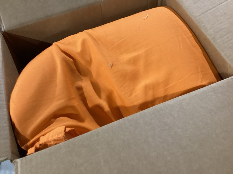 Condition photo showing Good Condition for ProsourceFit Acupressure Mat and Pillow Set for Back/Neck Pain Relief and Muscle Relaxation Orange/White Large