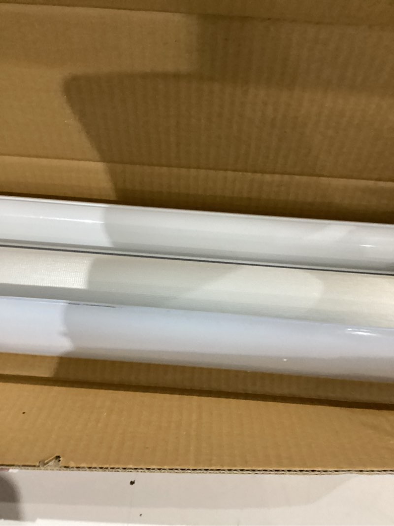 Condition photo showing As Is for Shadesu Cordless Zebra Blinds for Windows, 22" W x 72" H, White, Dual Layer Free-Stop Zebra Shades, Light Control for Day and Night, Sheer Blinds for Indoor Windows, Bedroom, Kitchen 01- White ( Cordless ) 22"W x 72"H
