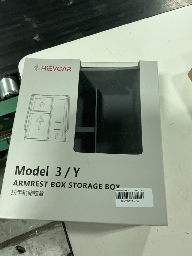 Condition photo showing Good Condition for hievcar model 3 / y armrest hidden storage box
