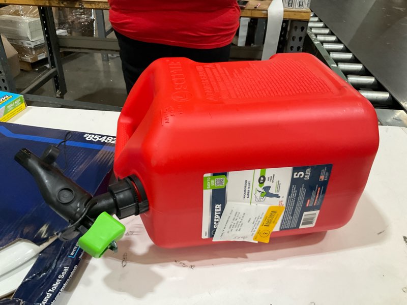 Condition photo showing As Is for scepter smartcontrol gas container with rear handle