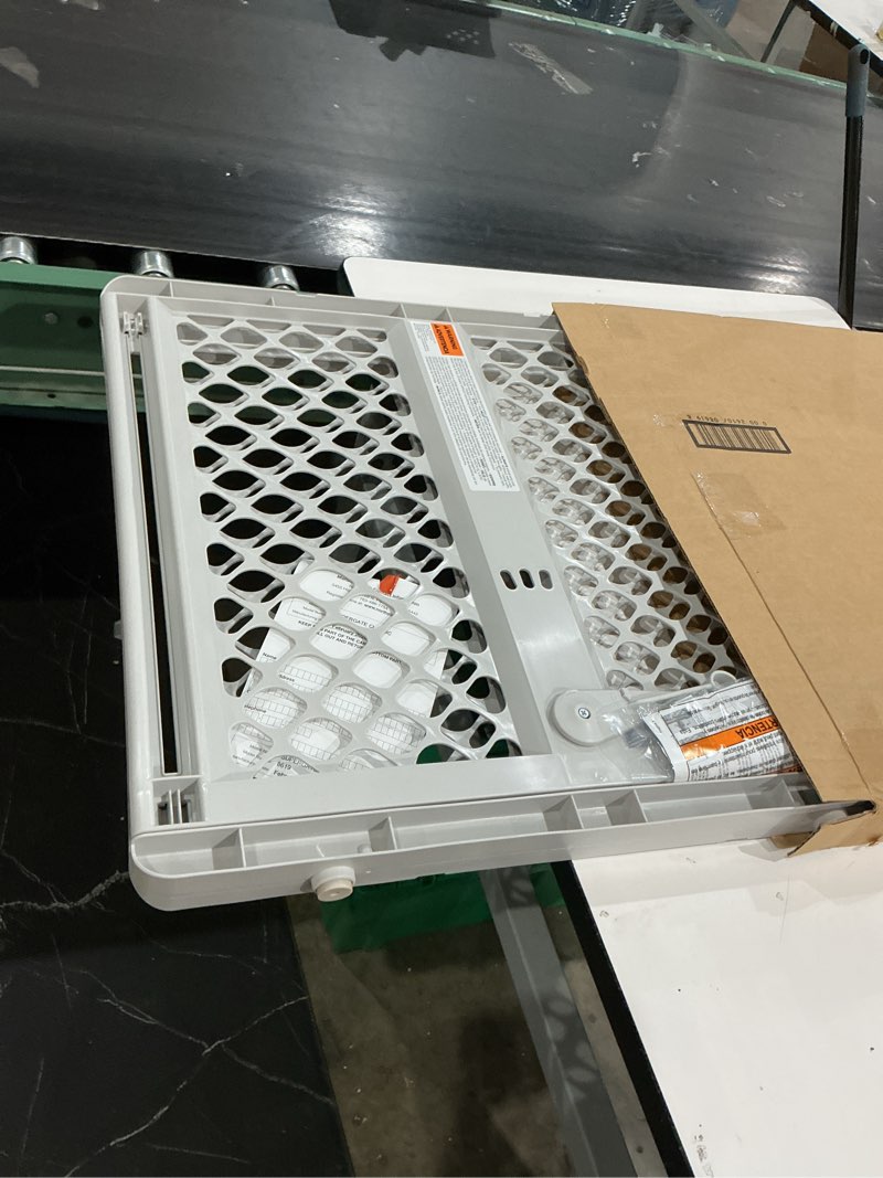 Condition photo showing As Is for toddleroo by north states supergate classic gray easy use baby gate  26  - 42