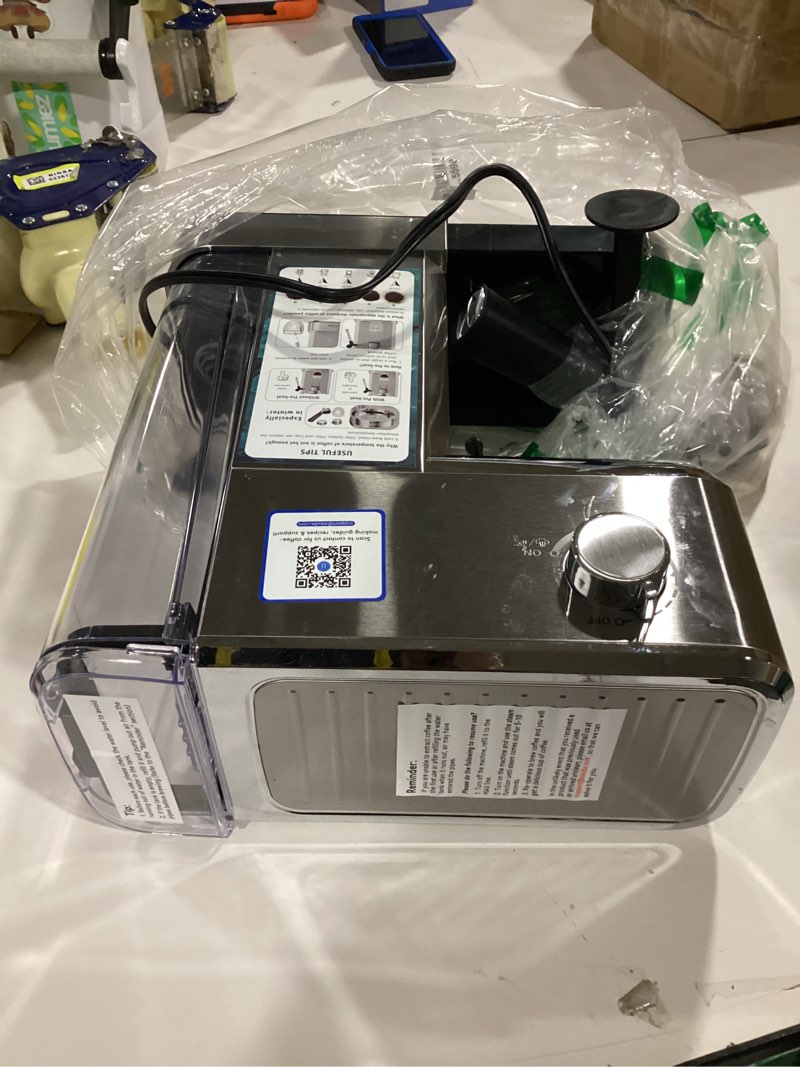 XIXUBX Espresso Machine 20 Bar with Milk Frother, Stainless Steel Coffee Maker with 42 oz Removable 