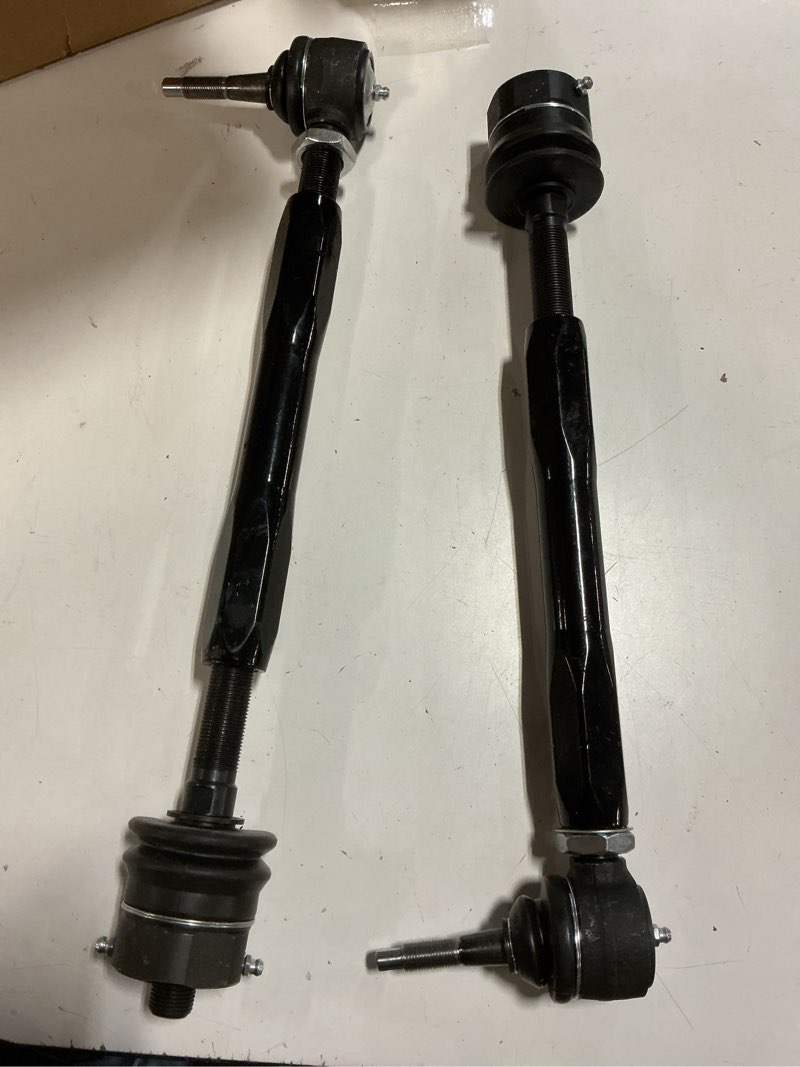 Condition photo showing As Is for 4pcs front inner & outer tie rod ends kit fit for dodge challenger charger 2011 2012 2013 2014 2015 2016 2017 2018 2019 / for chrysler 300 2011 2012 2013 2014 | replace ev800963 es800986