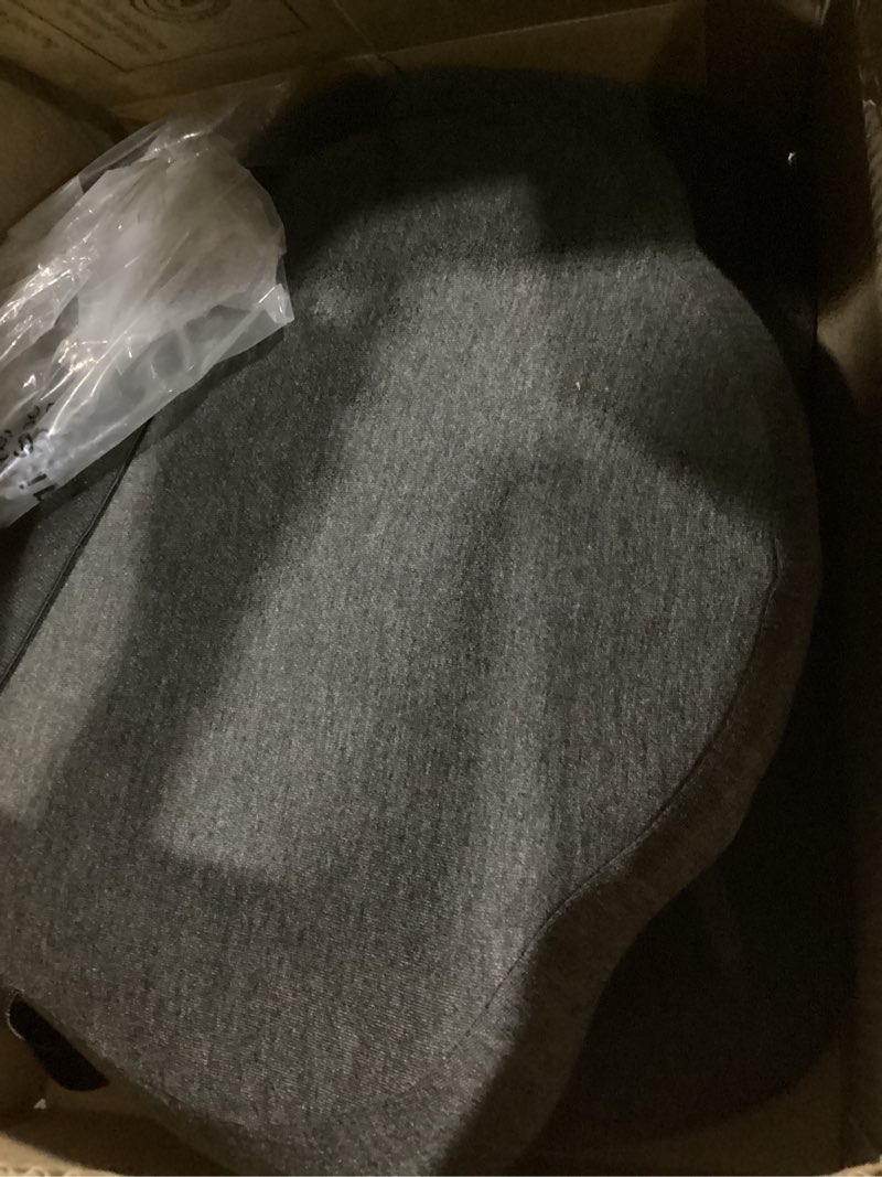 Condition photo showing Good Condition for seat cushion for car truck driver, memory foam seat cushion with adjustable strap,ergonomic lumbar/back support & sciatica relief for long drives, orthopedic cushion for office chair, car, semi truck dark grey