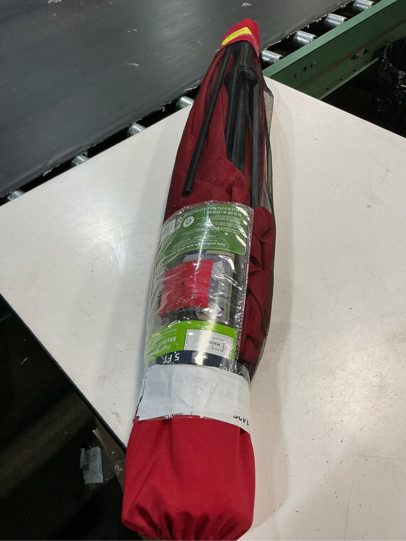 Condition photo showing Good Condition for tempera patio market outdoor table umbrella with push button tilt and crank, large sun umbrella with sturdy pole & fade resistant canopy, easy to set
