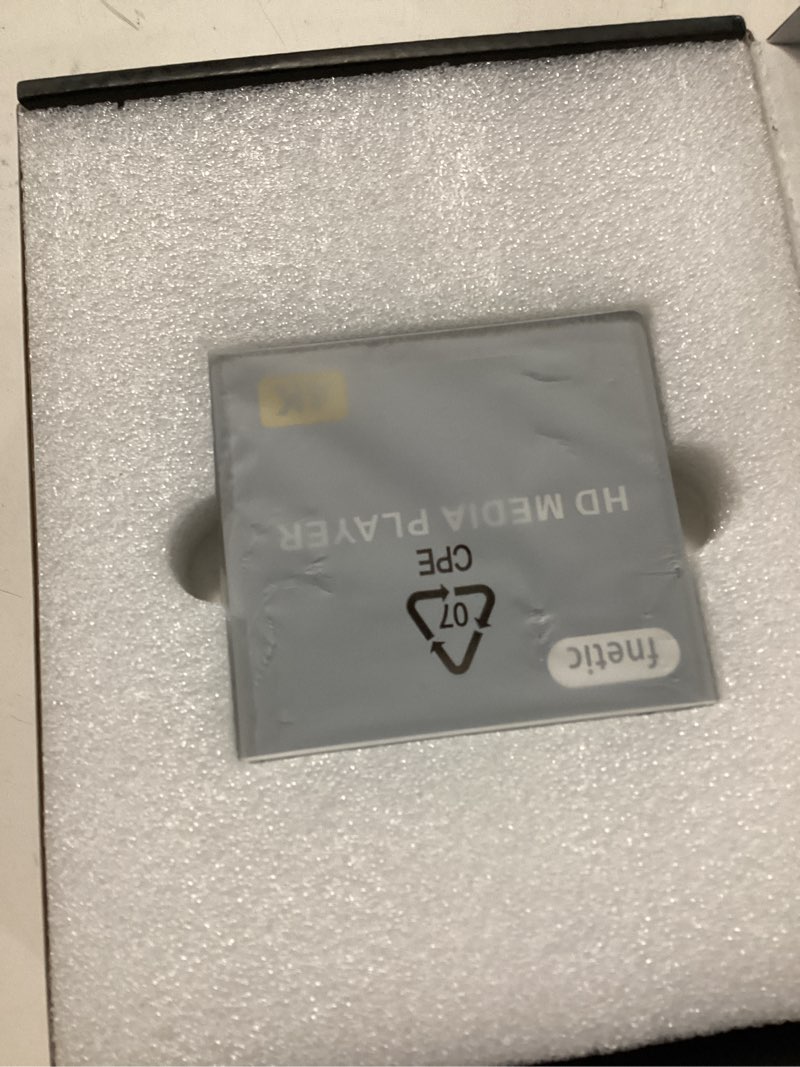 Condition photo showing New/Like New for 4k digital media player, tv mp4 video player with hdmi/av output, digital signage mini hd media players for usb drives/sd cards, h.265/hevc, looping, auto playback, grey