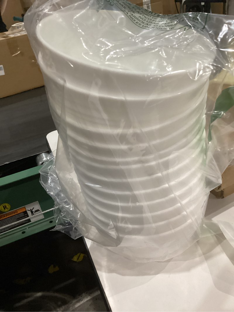 Condition photo showing Good Condition for 12 Pcs Unbreakable Cereal Bowls Set, 26 Oz Wheat Straw Bowls Set, Microwave & Dishwasher Safe Bowls for Kitchen, Reusable Plastic Bowls for Soup, Salad and Snack, BPA Free, White