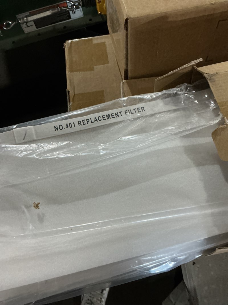 Condition photo showing Good Condition for 2-pack 401 replacement filter compatible with aprilaire 2400, space-gard 2400 whole-house air purifier, merv-10 furnace filter, 16x25x6 air filter