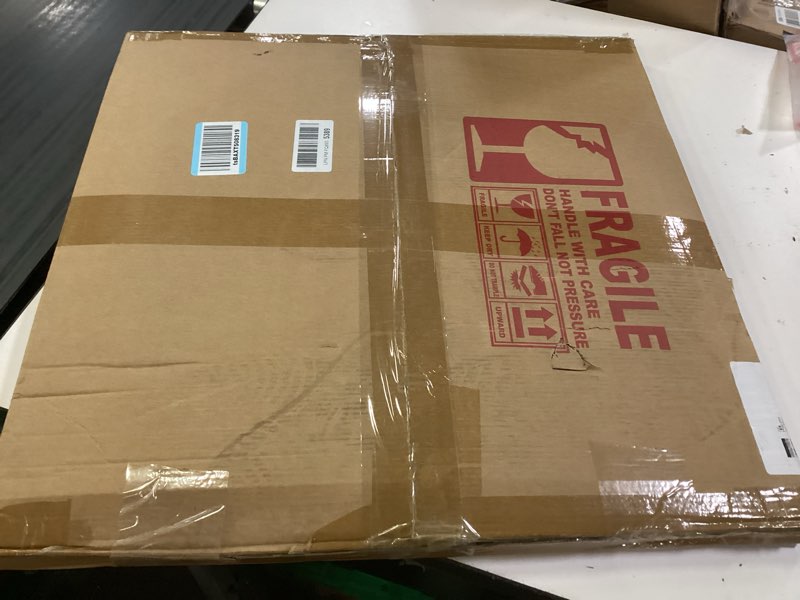 Condition photo showing New/Like New for 22 inch black round circle mirror for wall,modern bathroom mirrors with simple metal frame, entryway, bedroom vanity, living room, hallway decor (matte black, wall mounted)