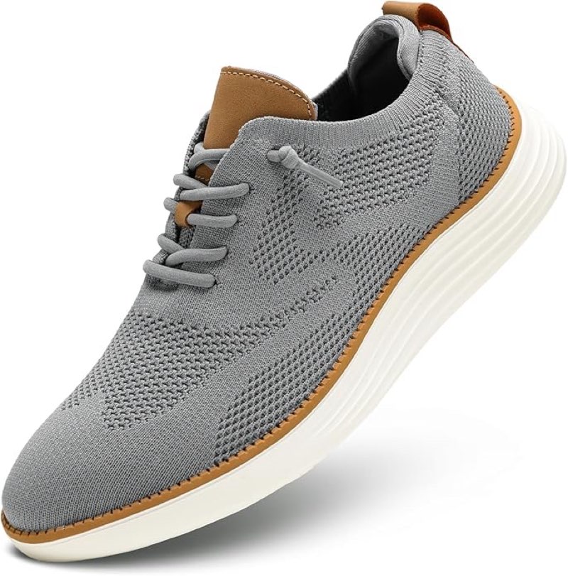 Men's Casual Dress Shoes Fashion Mesh Oxfords Business Walking Work Sneakers Comfortable Lightweight