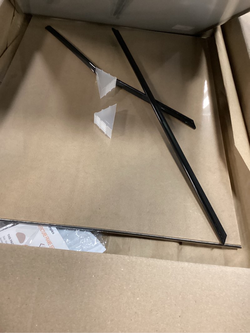 Condition photo showing As Is for upsimples 16x20 picture frame black 3 pack, scratch-proof poster frames 16 x 20 for photo gallery - slide-in strips, horizontal or vertical wall mounting black 16x20
