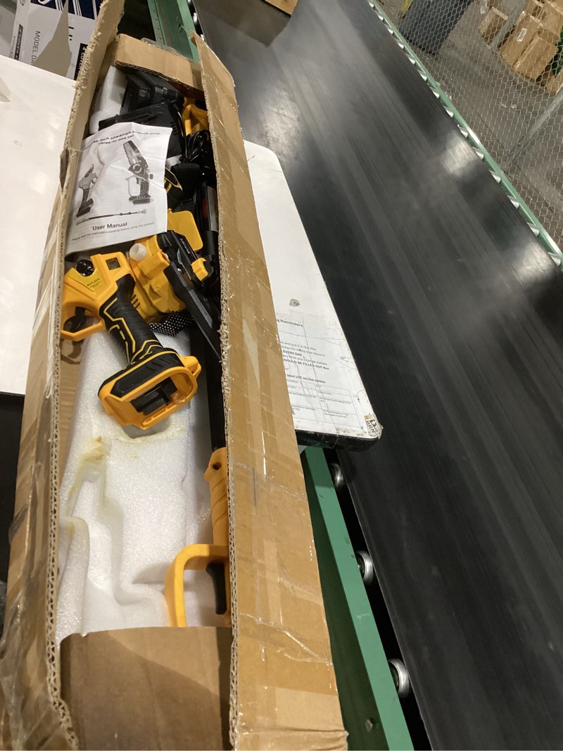 scissors & 6 inch saw & high branch pole three in one set