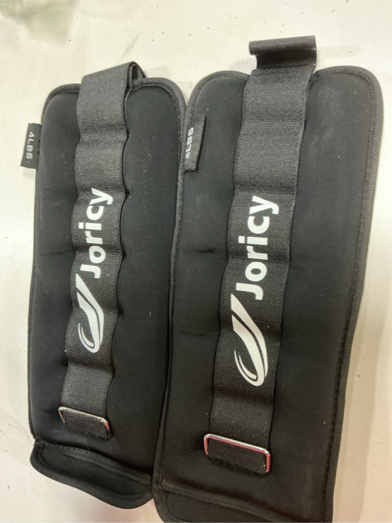 Condition photo showing Good Condition for Ankle Weights A Pair of 1/2/3/4/6/8/10/12/20 LBS Wrist Leg Arm Weights for Women Men kids child with Adjustable Straps, Strength weighted for Physical Therapy Running Walking Fitness Gym Workout 0.5 x 2 (1LB Pair) Black