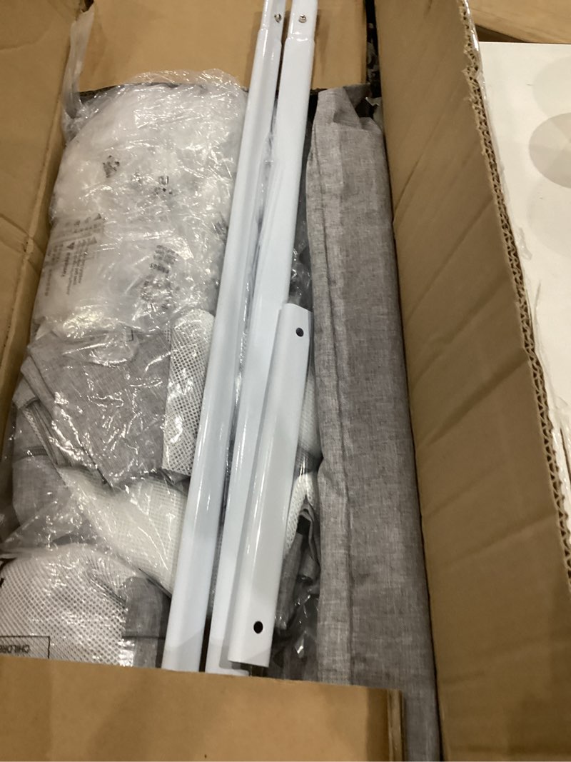 Condition photo showing Good Condition for 3-piece queen size bed rail for toddlers - adjustable baby bed rail guard, kids safety bed rail for queen size bed (78.7"x78.7"x60"-grey) grey 3-piece queen size (78.7" x 78.7" x 60")